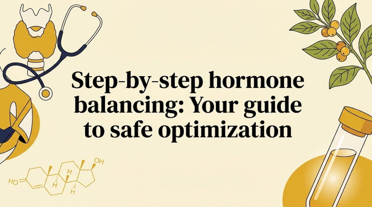 Step-by-step hormone balancing: Your guide to safe optimization