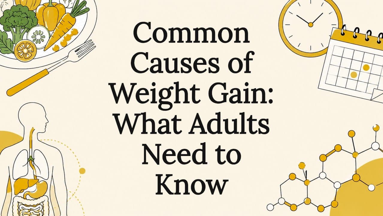 Common Causes of Weight Gain: What Adults Need to Know